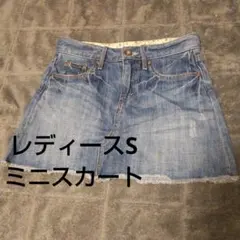 デニム ミニスカート レディース S