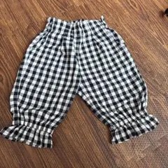 ギンガムチェック フリルパンツ 100のサムネイル