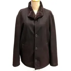 ADOLFO DOMINGUEZ フェイクムートン コート サイズ50