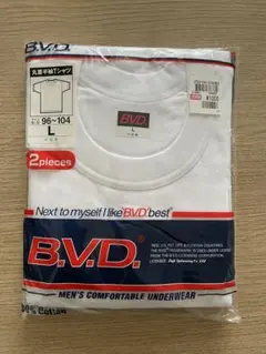 丸首半袖Tシャツアンダーウェア L（2枚組）