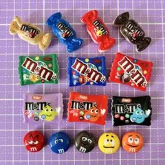 M アメキャラ お菓子 食べ物 チョコ ビーズ