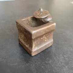 赤楽 一閑人 蓋置 茶道具 利休七種蓋置 古美術 古道具 アンティーク 赤楽 一閑人 蓋置 茶道具 利休七種蓋置 古美術 古道具 アンティーク