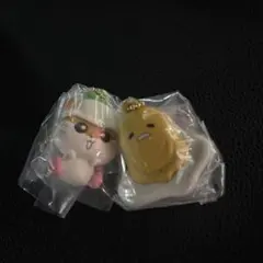 サンリオ　ぺたんこマスコット　teamいえろー　コロコロクリリン　ぐでたま