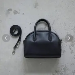 【美品】EFOLE ミニボストン ショルダー バッグ ブラックのサムネイル