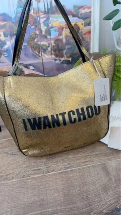 JIMMY CHOO ゴールドトートバッグのサムネイル