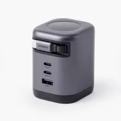 UGREEN Nexode 巻き取り式 USB-Cケーブル内蔵 充電器 100W