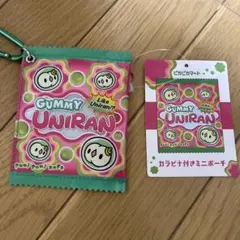 ポケモン ピカピカマート ユニラン ポーチ　カラビナ付き　グミパッケージ風