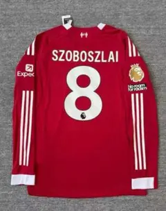 25-26 リバプール ホームジャージ SZOBOSZLAI 8 番 M