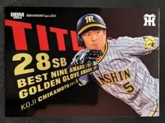 近本光司 セリーグ 盗塁王 記念カード BBM阪神タイガース2024