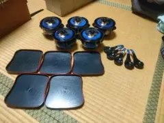 陶器 蓋付き小鉢 小皿 レンゲ 5客セット 和食器 レンジ可 美濃焼 水峰窯 蝶