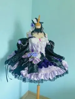 アイドル、コンカフェ、生誕祭、コスプレ、地下アイドル、ロリータ衣装　紫