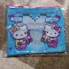 ハローキティ ×マツケン クリアラメポーチ　ブルー