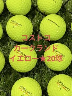 "A-品" カークランドシグネチャー パフォーマンスプラス☆イエロー　20球
