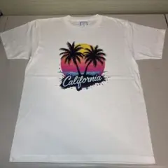 California プリント Tシャツ ホワイト M