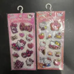 じ*こ様 ハローキティ スパンコールパーティーシール 2シートセット