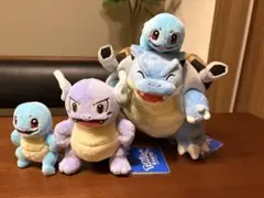 ポケパークカントー限定 カメックス ゼニガメ ぬいぐるみセット(おまけ