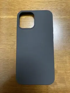 エレコム iPhone12 12pro用 シリコンケースPM−A20BSCBK