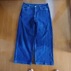 デニムワイドパンツLL
