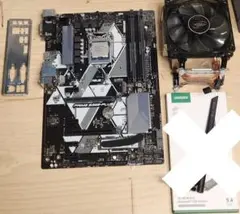 B450M STEEL LEGEND + Ryzen5 5600 (クーラー付) - メルカリ