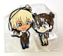 名探偵コナン　ラバーストラップ　安室透　江戸川コナン