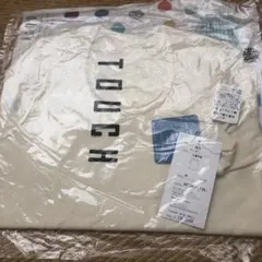 値下げ　for. 綿シフォン 丸首半袖 アイボリー Lサイズ