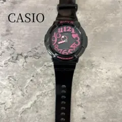 CASIO Baby-G ソーラー 腕時計 黒 ピンク ハート 取説付のサムネイル