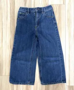 ユニクロ　デニム　（キッズ130㎝・ワイドパンツ〕