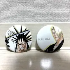 BLEACH 更木剣八 吉良イヅル 缶バッジ 2点セット