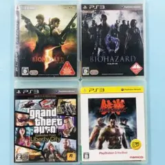 PS3 バイオハザード5 6 グランド・セフト・オート 鉄拳6