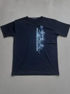 D'HOMME A HOMME V系 Tシャツ 英字プリント 平成男子 Lのサムネイル
