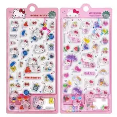 正規品 キティ ぷっくりシール サンリオ 2点セット 海外公式ライセンス品