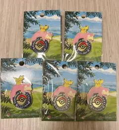 ポケモンセンターカガワ　限定　ピンズ　ピンバッジ　ヤドン　ピカチュウ　5個セット