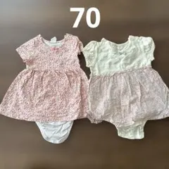 H&M ロンパース2点セット