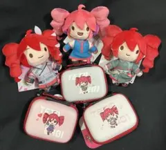 重音テト しまむら ぬいぐるみ マスコットチャーム 巾着袋 ハンカチ