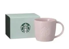 スタバ バレンタイン2026 ギフトボックス入りロゴマグピンクベージュ355ml