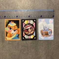 ディズニー カード 3枚セット TENYO クラリス ダンボ メアリーポピンズ