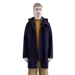 Acne studious milton コート ネイビー 46のサムネイル