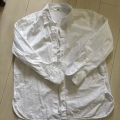 UNIQLOレディース　ホワイト 長袖カッターシャツ　Ｍ