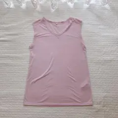 美品　ピンクタンクトップ　Mのサムネイル