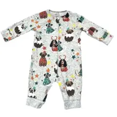 ネクスト　クリスマス　ロンパース　サンタ　犬　70 3-6month