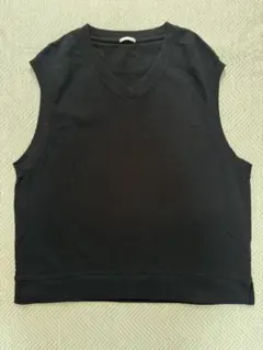 GU ジーユー　カノコVネックビッグベスト メンズ　ベスト　Lサイズ