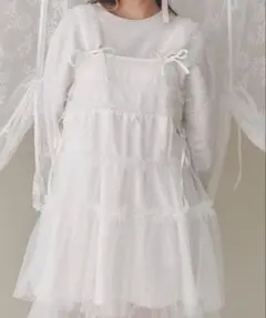 merry jenny チュールコルセットミニワンピース