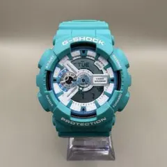 極上美品 電池新品CASIO G-SHOCK GA-110SN ターコイズブルーのサムネイル