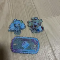 おねがいアイプリ&サンリオアクリルスタンド いのりキティ あおいシナモン