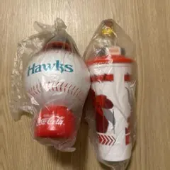 美品　福岡ダイエーホークス　ハリーホーク　ドリンクボトル　2種　タンブラーのサムネイル