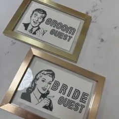 結婚式ウェルカムスペース　受付サイン