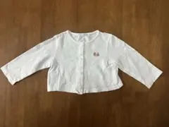familiar ホワイト カーディガン　80サイズ