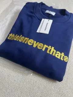 thisisneverthat ネイビー スウェット　 M.男女兼用