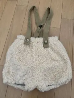 【限定値引】CLOUDY, FINE LATER ボアショートパンツサロペットM