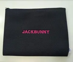 JACKBUNNY(ジャックバニー)メッシュポーチノベルティ　ブラックのサムネイル